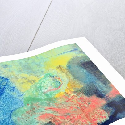 Shades of Sleep (pastel on paper by Odilon Redon