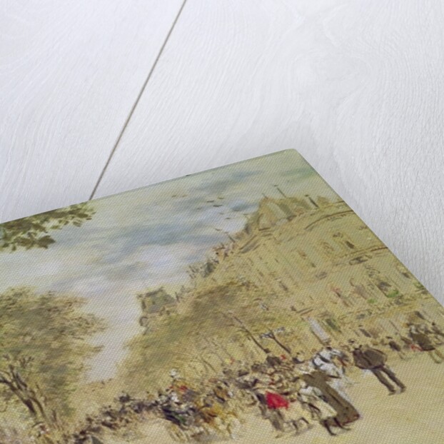 The Pavillon de Hanovre and the Boulevard des Italiens, Paris, after 1870 by Jean Francois Raffaelli