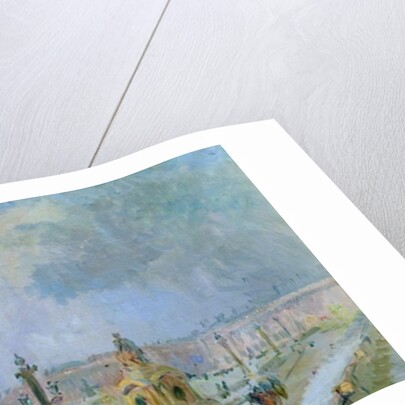 The Place de la Concorde, Paris by Albert-Charles Lebourg