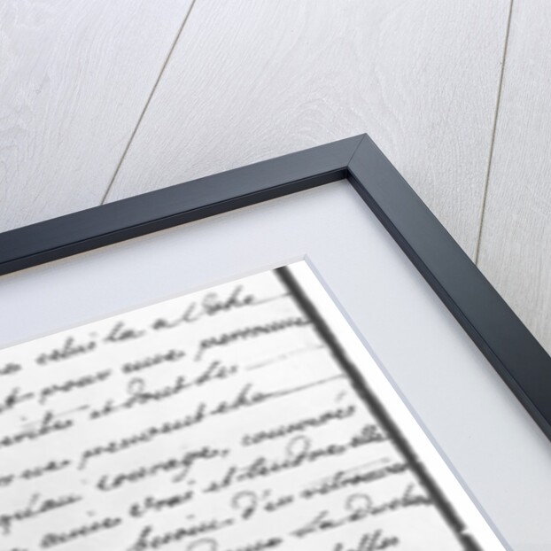 Letter from Hans Axel von Fersen to Marie Antoinette, 1792 by Swedish School