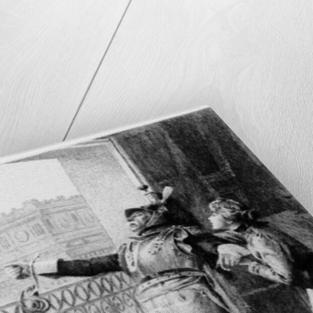 Illustration from 'The Siege of Berlin', short story from 'Contes du Lundi', by Alphonse Daudet by Albert Pierre Dawant