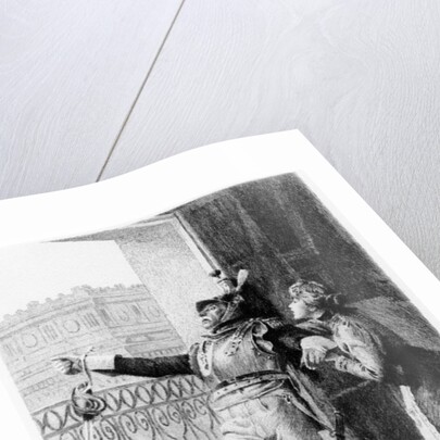 Illustration from 'The Siege of Berlin', short story from 'Contes du Lundi', by Alphonse Daudet by Albert Pierre Dawant