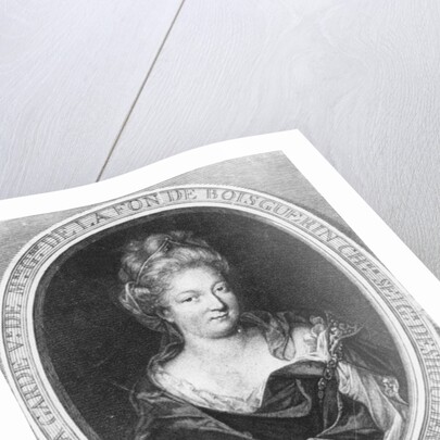 Antoinette Du Ligier de la Garde Deshoulières by Pierre Louis van Schuppen