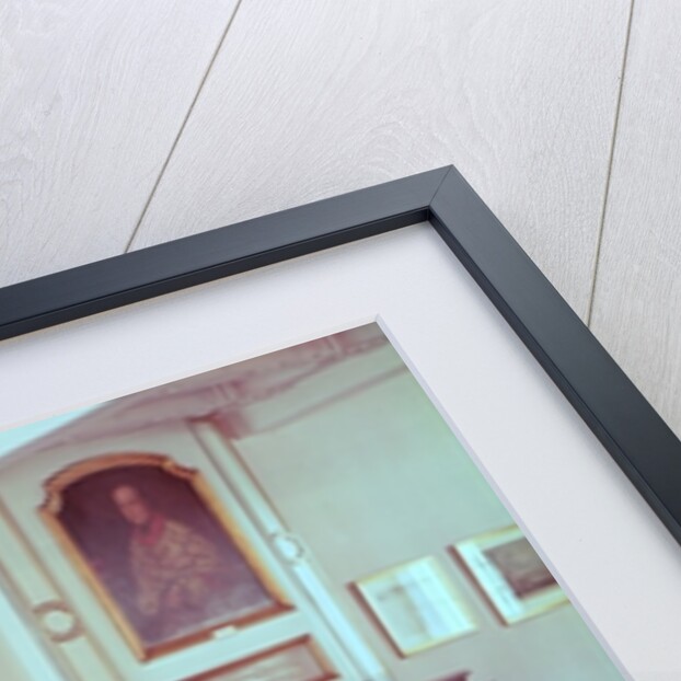View of a room with a grand piano belonging to Ludwig van Beethoven by German School