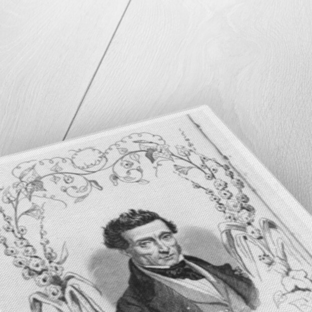 Théophile Marion Dumersan, 1847 by Charles Michel Geoffroy