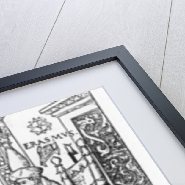 Erasmus and his secretary Gilbert Cousin by French School