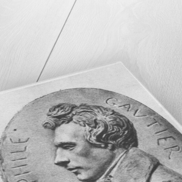Medallion of Théophile Gautier by Jean-Bernard Duseigneur