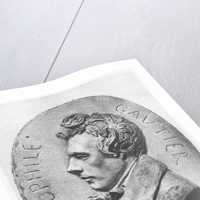 Medallion of Théophile Gautier by Jean-Bernard Duseigneur
