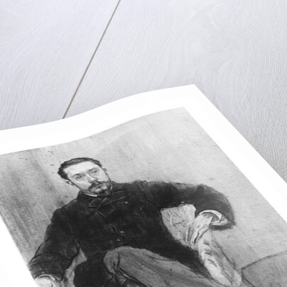 Gustave Geffroy, 1884 by Jean Francois Raffaelli