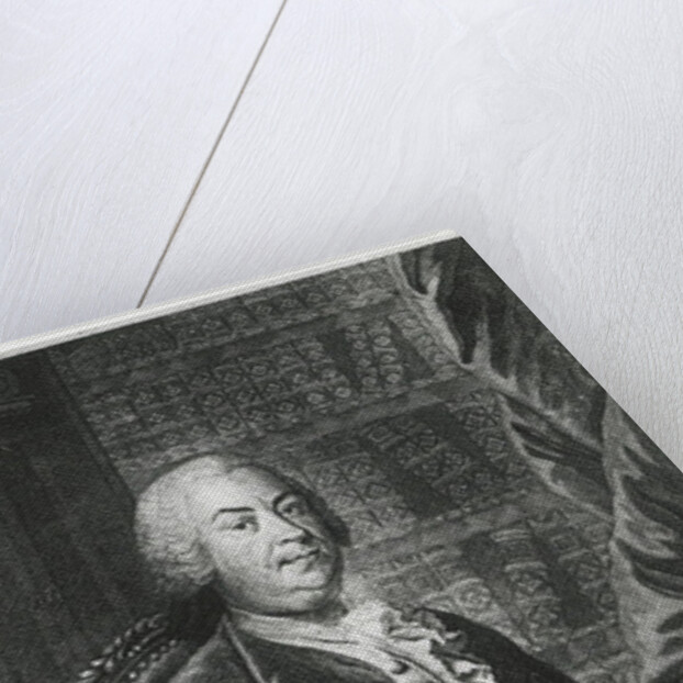 Portrait of Johann Christoph Gottsched by Johann Martin Berningeroth