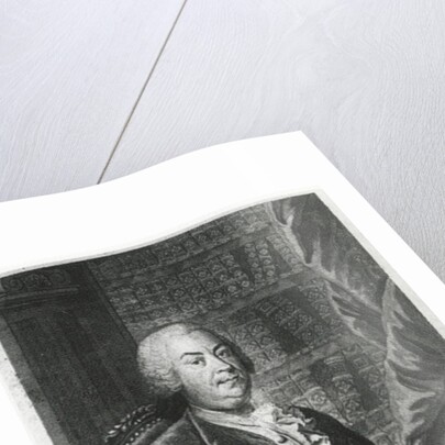 Portrait of Johann Christoph Gottsched by Johann Martin Berningeroth