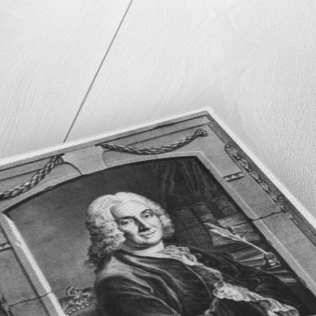 Portrait of Charles Jean François Hénault by Pierre Etienne Moitte