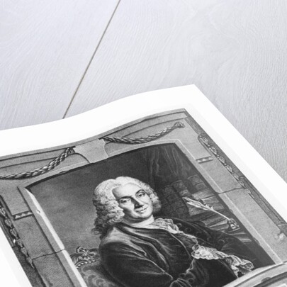 Portrait of Charles Jean François Hénault by Pierre Etienne Moitte