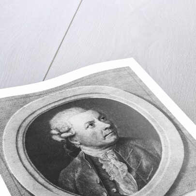 Portrait of Friedrich Gottlieb Klopstock by Christian Gottlieb Geyser