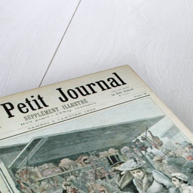 New Year's Day in Paris: The Little Stalls on the Boulevard by Henri Meyer