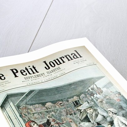 New Year's Day in Paris: The Little Stalls on the Boulevard by Henri Meyer