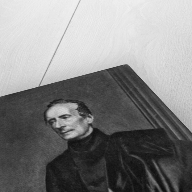 Alphonse de Lamartine aged 70 by French School