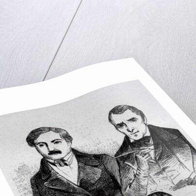 Jean-Baptiste Lacordaire, Fr. de Lamennais and F. Flocon by French School