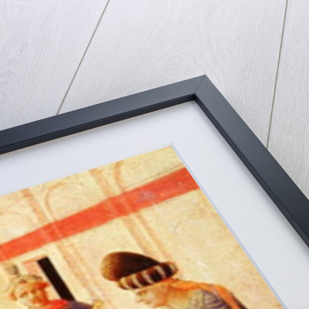 SS. Cosmas and Damian Before Diocletian, predella from the Annalena Altarpiece, 1434 by Fra Angelico