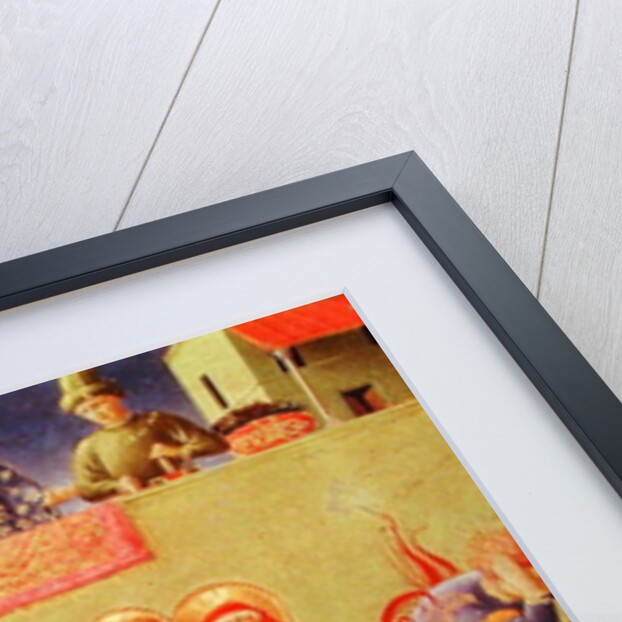 SS. Cosmas and Damian Condemned to Burn at the Stake, predella from the Annalena Altarpiece, 1434 by Fra Angelico