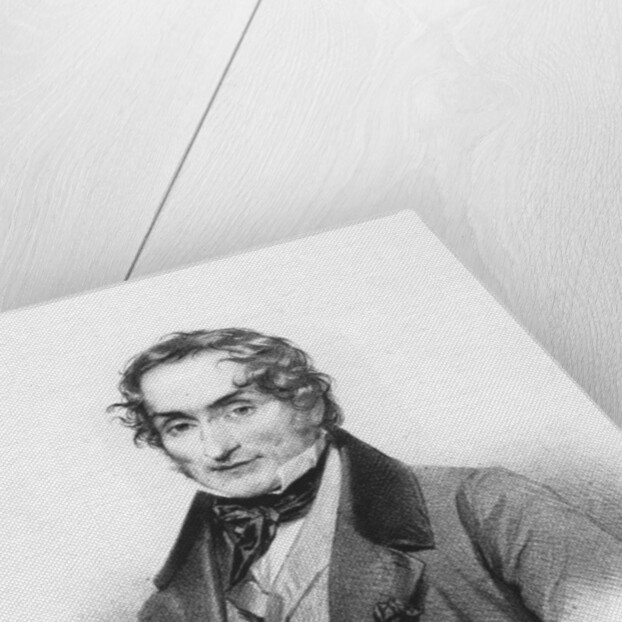 Portrait of Charles Nodier, 19th century by Emile Lassalle