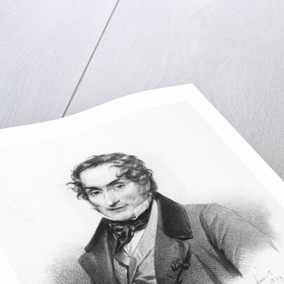 Portrait of Charles Nodier, 19th century by Emile Lassalle