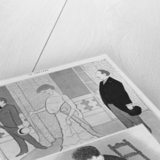 Caricature of the play 'La Passé', by Georges de Porto-Riche by Leonetto Cappiello