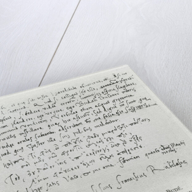 Letter from François Rabelais to Guillaume Budé dated 4 March 1521 by French School