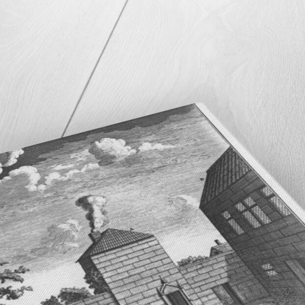 Exterior of the house of François Rabelais in Chinon by French School