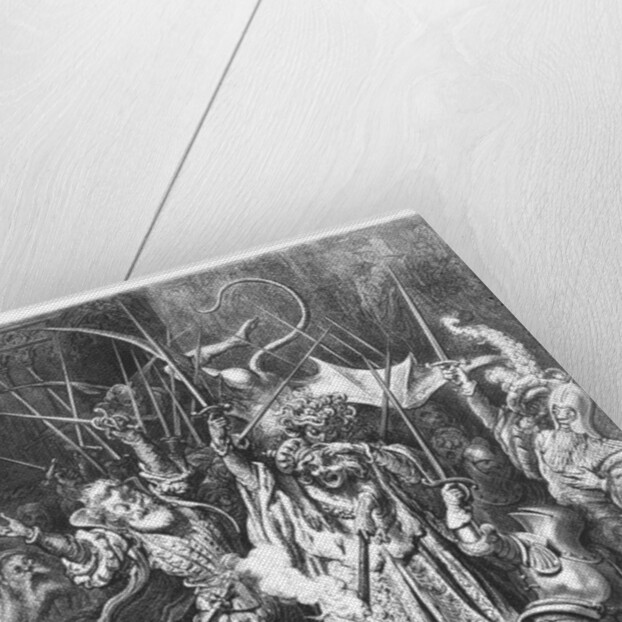 The Pinochle Player by Gustave Dore