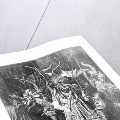 The Pinochle Player by Gustave Dore