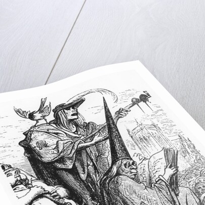 The beggar musicians, iillustration from 'Gargantua and Pantagruel', by François Rabelais by Gustave Dore