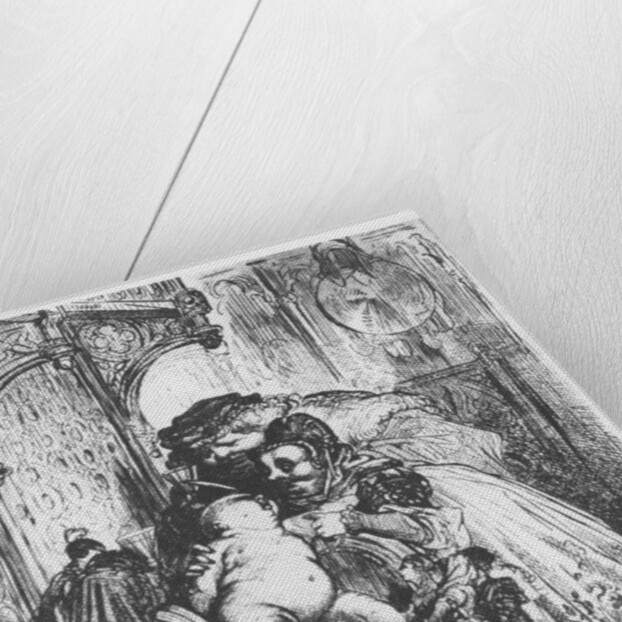 The birth of Pantagruel by French School