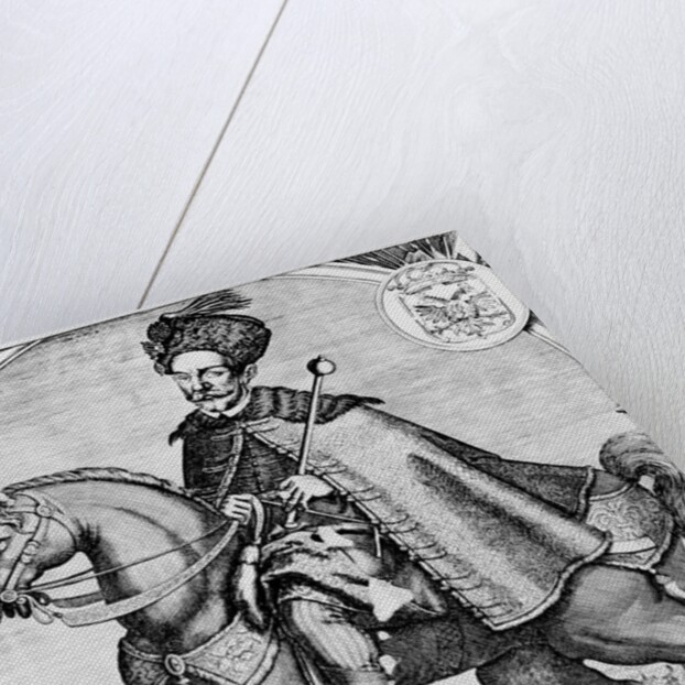 Equestrian portrait of Aleksey Mikhailovich, Tsar of Russia by French School