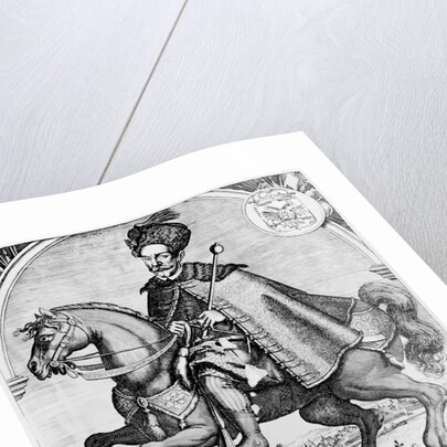 Equestrian portrait of Aleksey Mikhailovich, Tsar of Russia by French School