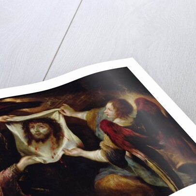 Two Angels Presenting the Holy Face by Claude Vignon