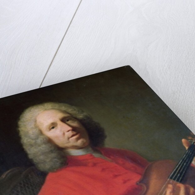 Jean-Philippe Rameau with a Violin by Jacques Andre Joseph Camelot Aved