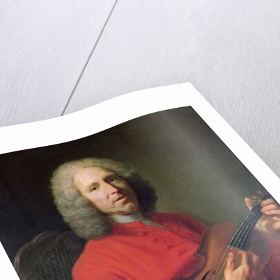 Jean-Philippe Rameau with a Violin by Jacques Andre Joseph Camelot Aved
