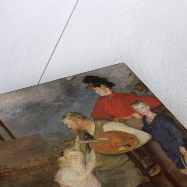 The Painter Thaulow and his Children, or The Thaulow Family, 1895 by Jacques-Emile Blanche