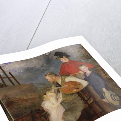 The Painter Thaulow and his Children, or The Thaulow Family, 1895 by Jacques-Emile Blanche