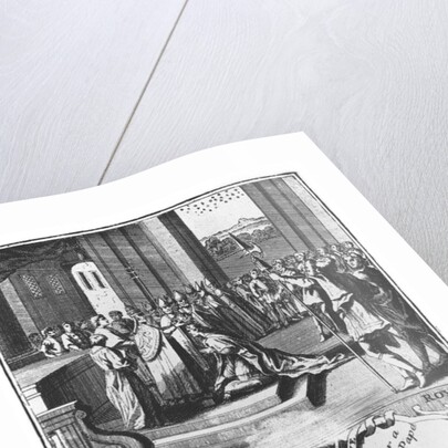 The Coronation of Charles the Bald in 875 by French School