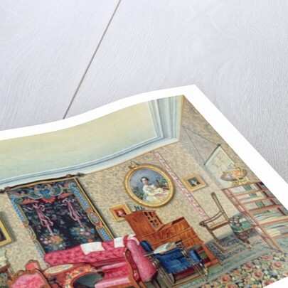 Interior in Pavlino, 1840s by S. Sollogub