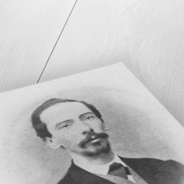 Portrait of Rafael Pombo, 1868 by French Photographer