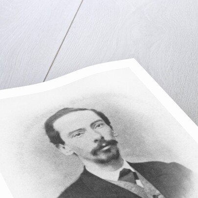 Portrait of Rafael Pombo, 1868 by French Photographer