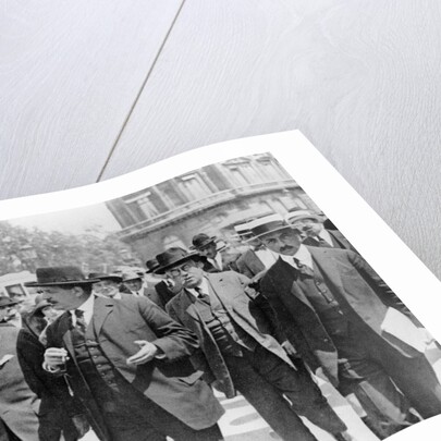 Édouard Herriot after the meeting of the Cartel des Gauches at the Palais d'Orsay, 7th June 1924 by French Photographer