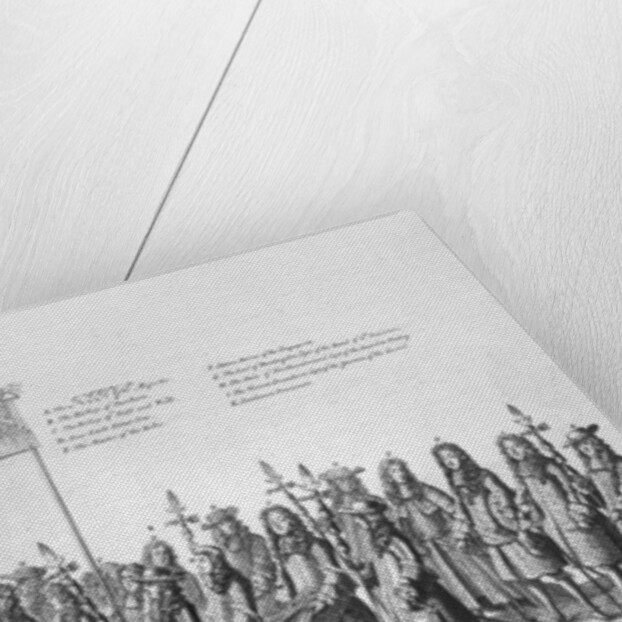 Procession for the Coronation of James II of England by English School