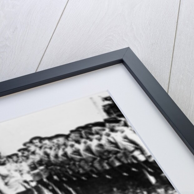 Final conversations between the Tsar and Grand Duke Nicholas II, and General Joffre, 1913 by French Photographer