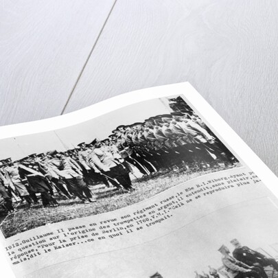 Final conversations between the Tsar and Grand Duke Nicholas II, and General Joffre, 1913 by French Photographer