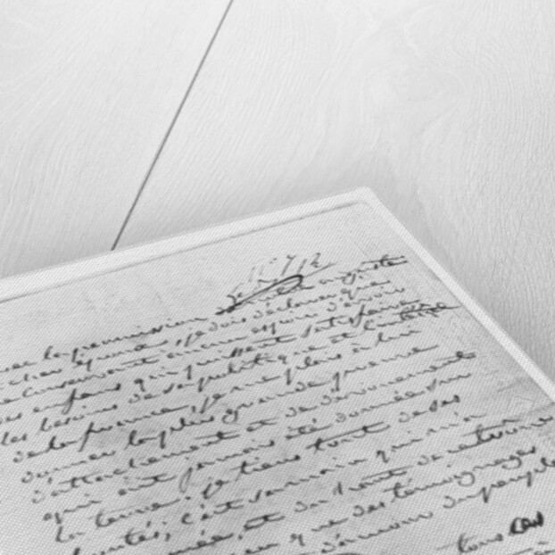 Letter from Empress Josephine giving her consent to the annulment of her marriage to Napoleon, 1809 by French School