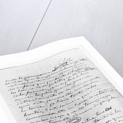 Letter from Empress Josephine giving her consent to the annulment of her marriage to Napoleon, 1809 by French School